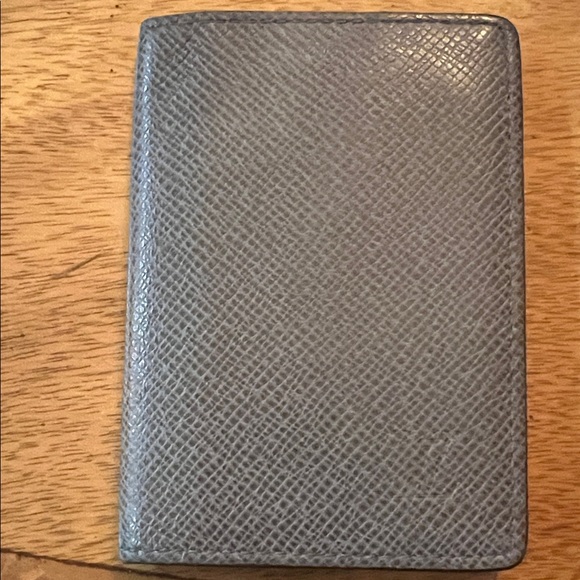 Louis Vuitton Charcoal Textured Key Holder